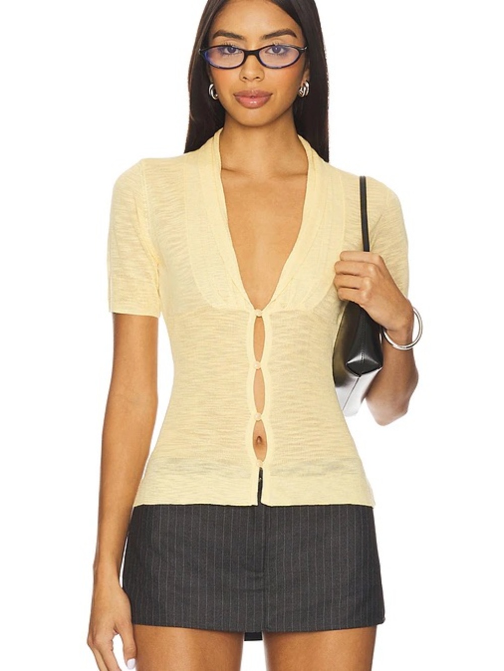 With Jean Ilio Top - Yellow